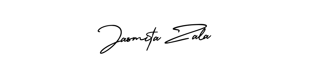 Here are the top 10 professional signature styles for the name Jasmita Zala. These are the best autograph styles you can use for your name. Jasmita Zala signature style 3 images and pictures png