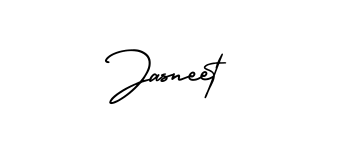 How to make Jasneet signature? AmerikaSignatureDemo-Regular is a professional autograph style. Create handwritten signature for Jasneet name. Jasneet signature style 3 images and pictures png