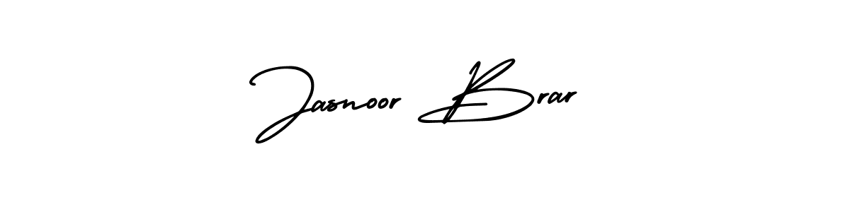Make a beautiful signature design for name Jasnoor Brar. Use this online signature maker to create a handwritten signature for free. Jasnoor Brar signature style 3 images and pictures png