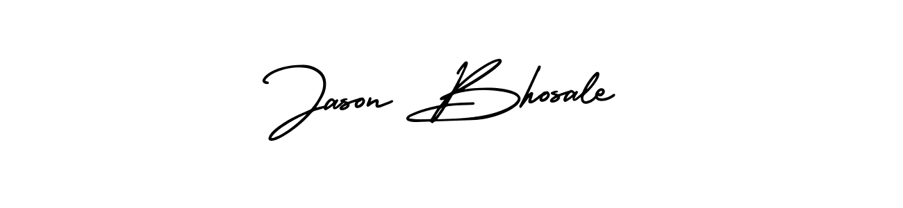 Make a beautiful signature design for name Jason Bhosale. Use this online signature maker to create a handwritten signature for free. Jason Bhosale signature style 3 images and pictures png