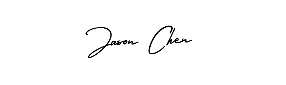 How to Draw Jason Chen signature style? AmerikaSignatureDemo-Regular is a latest design signature styles for name Jason Chen. Jason Chen signature style 3 images and pictures png