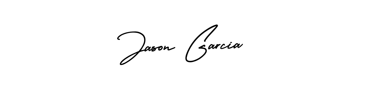 The best way (AmerikaSignatureDemo-Regular) to make a short signature is to pick only two or three words in your name. The name Jason Garcia include a total of six letters. For converting this name. Jason Garcia signature style 3 images and pictures png