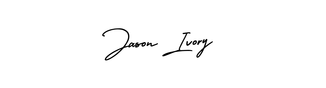 Use a signature maker to create a handwritten signature online. With this signature software, you can design (AmerikaSignatureDemo-Regular) your own signature for name Jason Ivory. Jason Ivory signature style 3 images and pictures png