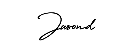 Discover the perfect balance of readability and style for Jasond with AmerikaSignatureDemo-Regular font. Create your dream signature today. Jasond signature style 3 images and pictures png
