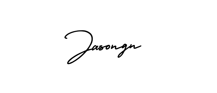 How to Draw Jasongn signature style? AmerikaSignatureDemo-Regular is a latest design signature styles for name Jasongn. Jasongn signature style 3 images and pictures png