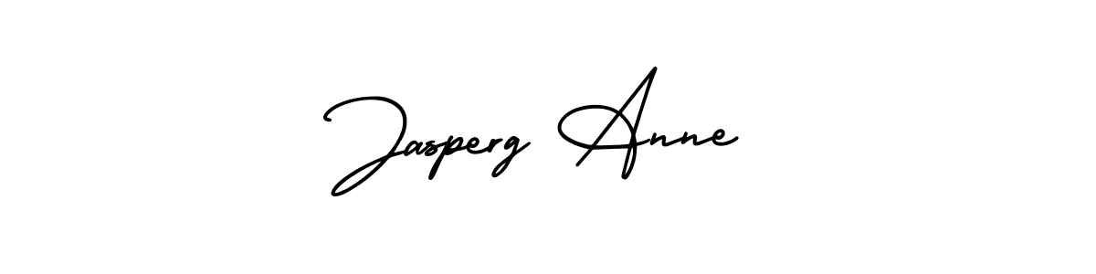 Make a beautiful signature design for name Jasperg Anne. With this signature (AmerikaSignatureDemo-Regular) style, you can create a handwritten signature for free. Jasperg Anne signature style 3 images and pictures png