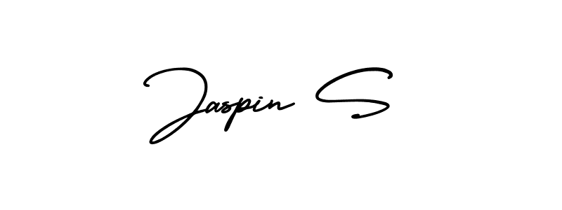 Create a beautiful signature design for name Jaspin S. With this signature (AmerikaSignatureDemo-Regular) fonts, you can make a handwritten signature for free. Jaspin S signature style 3 images and pictures png