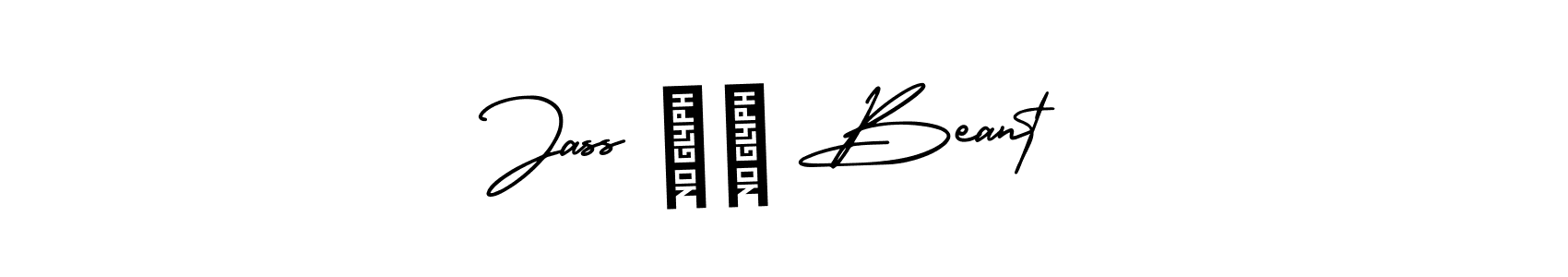 The best way (AmerikaSignatureDemo-Regular) to make a short signature is to pick only two or three words in your name. The name Jass ♥️ Beant include a total of six letters. For converting this name. Jass ♥️ Beant signature style 3 images and pictures png