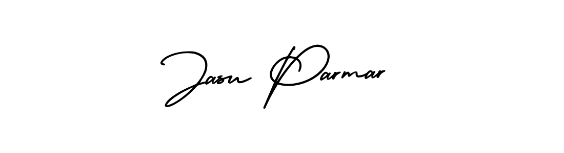 Also we have Jasu Parmar name is the best signature style. Create professional handwritten signature collection using AmerikaSignatureDemo-Regular autograph style. Jasu Parmar signature style 3 images and pictures png