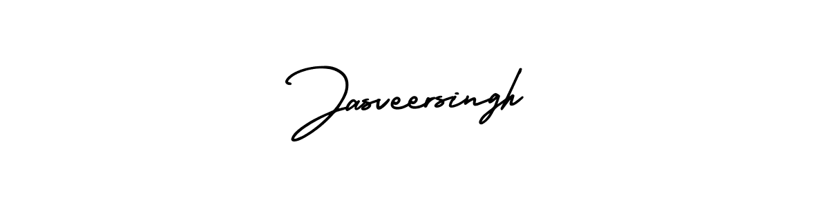 This is the best signature style for the Jasveersingh name. Also you like these signature font (AmerikaSignatureDemo-Regular). Mix name signature. Jasveersingh signature style 3 images and pictures png