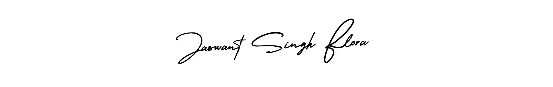 How to make Jaswant Singh Flora name signature. Use AmerikaSignatureDemo-Regular style for creating short signs online. This is the latest handwritten sign. Jaswant Singh Flora signature style 3 images and pictures png