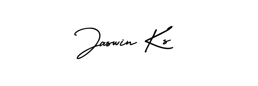 Also we have Jaswin Ks name is the best signature style. Create professional handwritten signature collection using AmerikaSignatureDemo-Regular autograph style. Jaswin Ks signature style 3 images and pictures png