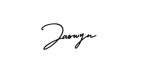 Make a beautiful signature design for name Jaswyn. With this signature (AmerikaSignatureDemo-Regular) style, you can create a handwritten signature for free. Jaswyn signature style 3 images and pictures png
