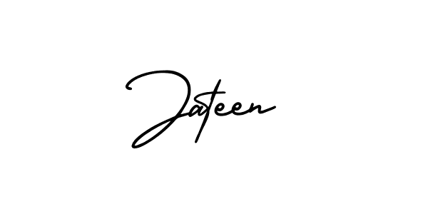 How to make Jateen signature? AmerikaSignatureDemo-Regular is a professional autograph style. Create handwritten signature for Jateen name. Jateen signature style 3 images and pictures png