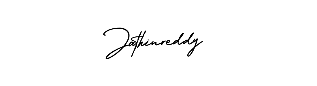 It looks lik you need a new signature style for name Jathinreddy. Design unique handwritten (AmerikaSignatureDemo-Regular) signature with our free signature maker in just a few clicks. Jathinreddy signature style 3 images and pictures png