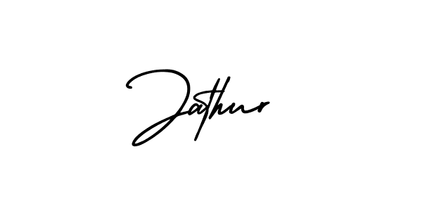 if you are searching for the best signature style for your name Jathur. so please give up your signature search. here we have designed multiple signature styles  using AmerikaSignatureDemo-Regular. Jathur signature style 3 images and pictures png