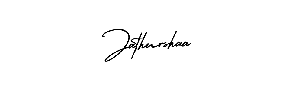 This is the best signature style for the Jathurshaa name. Also you like these signature font (AmerikaSignatureDemo-Regular). Mix name signature. Jathurshaa signature style 3 images and pictures png
