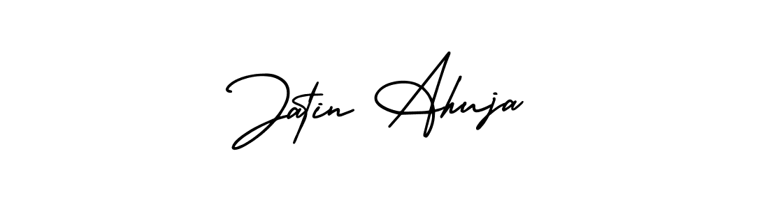 Best and Professional Signature Style for Jatin Ahuja. AmerikaSignatureDemo-Regular Best Signature Style Collection. Jatin Ahuja signature style 3 images and pictures png