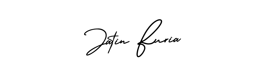 Use a signature maker to create a handwritten signature online. With this signature software, you can design (AmerikaSignatureDemo-Regular) your own signature for name Jatin Furia. Jatin Furia signature style 3 images and pictures png