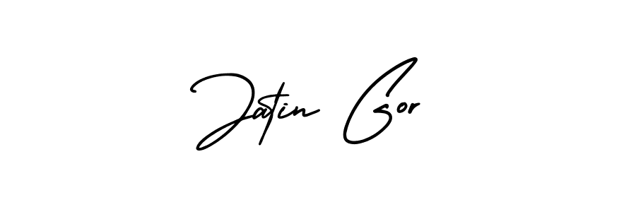 if you are searching for the best signature style for your name Jatin Gor. so please give up your signature search. here we have designed multiple signature styles  using AmerikaSignatureDemo-Regular. Jatin Gor signature style 3 images and pictures png