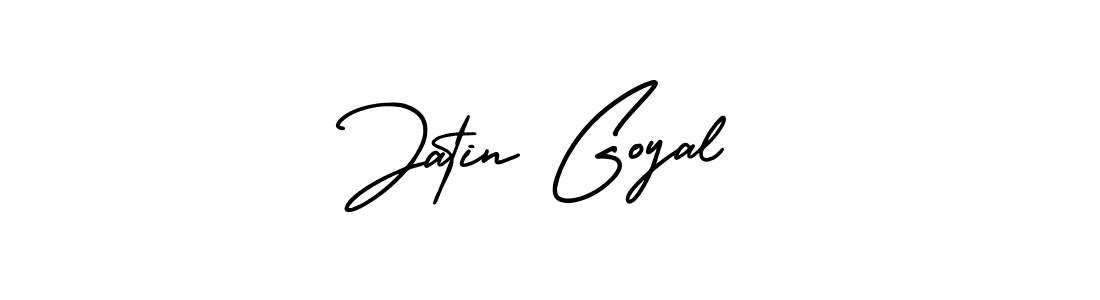 Jatin Goyal stylish signature style. Best Handwritten Sign (AmerikaSignatureDemo-Regular) for my name. Handwritten Signature Collection Ideas for my name Jatin Goyal. Jatin Goyal signature style 3 images and pictures png