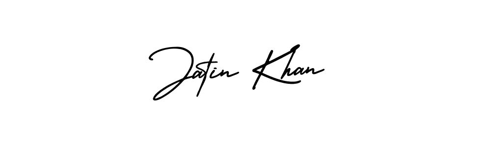 Design your own signature with our free online signature maker. With this signature software, you can create a handwritten (AmerikaSignatureDemo-Regular) signature for name Jatin Khan. Jatin Khan signature style 3 images and pictures png