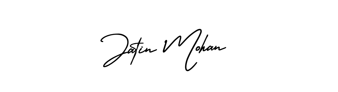 Jatin Mohan stylish signature style. Best Handwritten Sign (AmerikaSignatureDemo-Regular) for my name. Handwritten Signature Collection Ideas for my name Jatin Mohan. Jatin Mohan signature style 3 images and pictures png