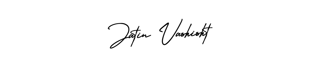 How to make Jatin Vashisht signature? AmerikaSignatureDemo-Regular is a professional autograph style. Create handwritten signature for Jatin Vashisht name. Jatin Vashisht signature style 3 images and pictures png