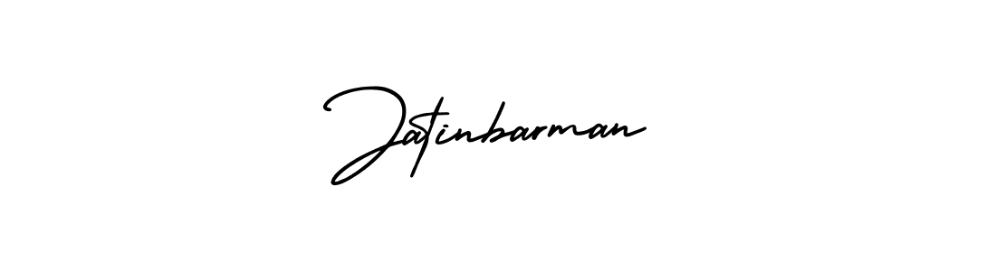 Jatinbarman stylish signature style. Best Handwritten Sign (AmerikaSignatureDemo-Regular) for my name. Handwritten Signature Collection Ideas for my name Jatinbarman. Jatinbarman signature style 3 images and pictures png