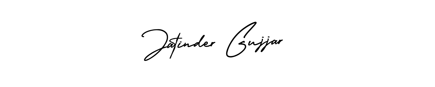 Jatinder Gujjar stylish signature style. Best Handwritten Sign (AmerikaSignatureDemo-Regular) for my name. Handwritten Signature Collection Ideas for my name Jatinder Gujjar. Jatinder Gujjar signature style 3 images and pictures png