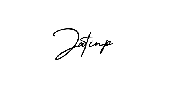 This is the best signature style for the Jatinp name. Also you like these signature font (AmerikaSignatureDemo-Regular). Mix name signature. Jatinp signature style 3 images and pictures png