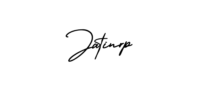 It looks lik you need a new signature style for name Jatinrp. Design unique handwritten (AmerikaSignatureDemo-Regular) signature with our free signature maker in just a few clicks. Jatinrp signature style 3 images and pictures png