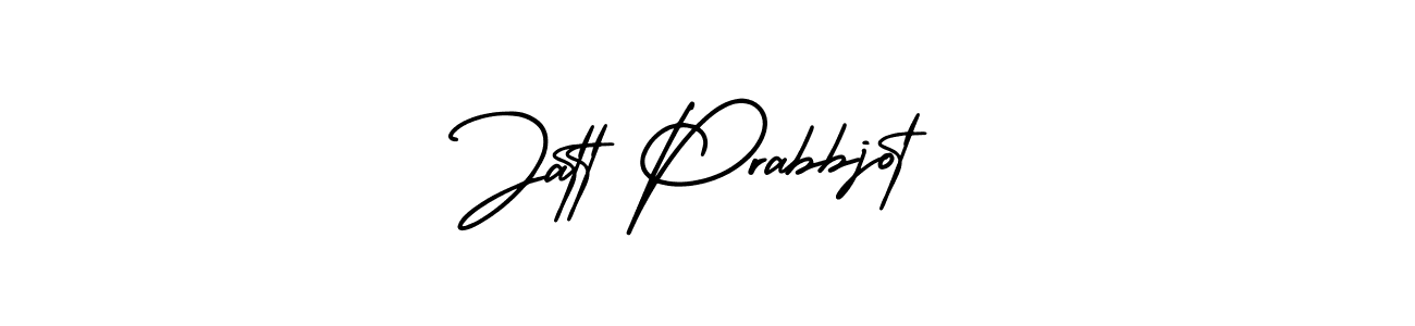 This is the best signature style for the Jatt Prabbjot name. Also you like these signature font (AmerikaSignatureDemo-Regular). Mix name signature. Jatt Prabbjot signature style 3 images and pictures png