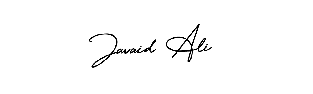 Use a signature maker to create a handwritten signature online. With this signature software, you can design (AmerikaSignatureDemo-Regular) your own signature for name Javaid Ali. Javaid Ali signature style 3 images and pictures png