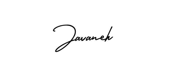 Design your own signature with our free online signature maker. With this signature software, you can create a handwritten (AmerikaSignatureDemo-Regular) signature for name Javaneh. Javaneh signature style 3 images and pictures png