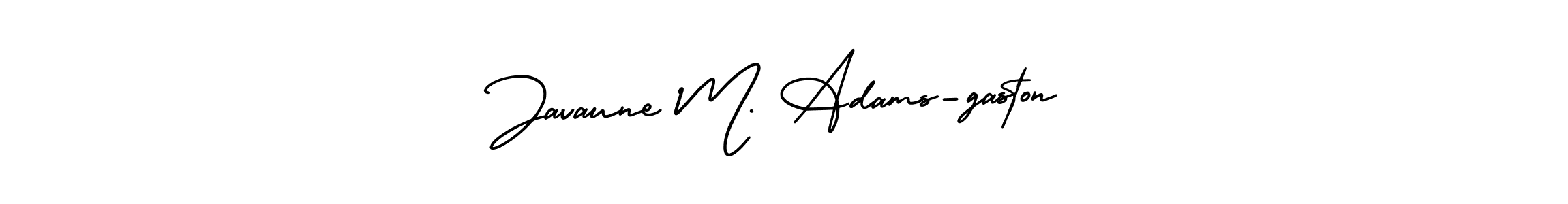 Make a beautiful signature design for name Javaune M. Adams-gaston. Use this online signature maker to create a handwritten signature for free. Javaune M. Adams-gaston signature style 3 images and pictures png