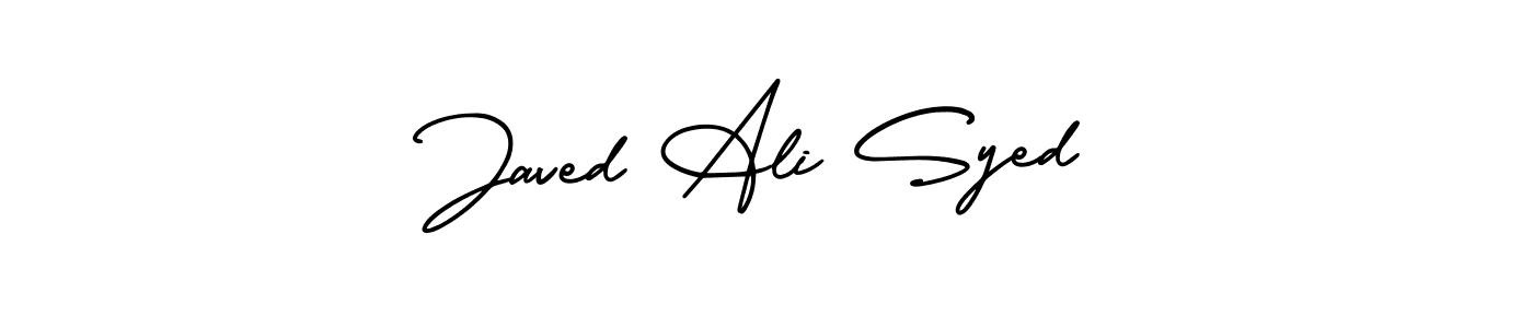 Also You can easily find your signature by using the search form. We will create Javed Ali Syed name handwritten signature images for you free of cost using AmerikaSignatureDemo-Regular sign style. Javed Ali Syed signature style 3 images and pictures png
