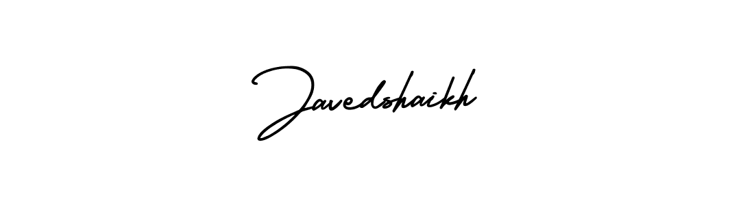 Javedshaikh stylish signature style. Best Handwritten Sign (AmerikaSignatureDemo-Regular) for my name. Handwritten Signature Collection Ideas for my name Javedshaikh. Javedshaikh signature style 3 images and pictures png