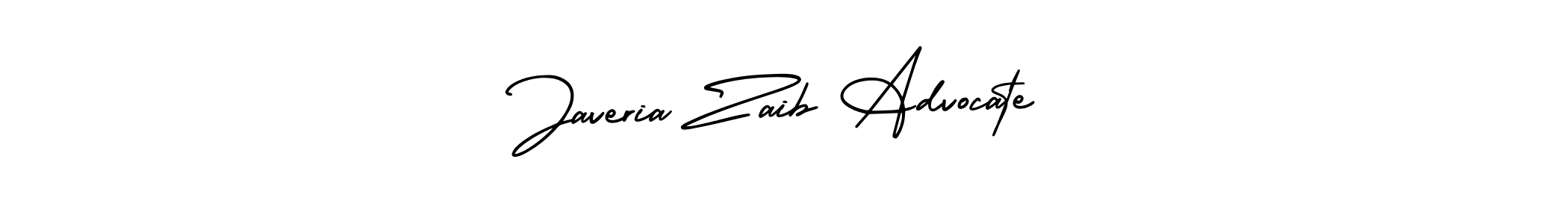It looks lik you need a new signature style for name Javeria Zaib Advocate. Design unique handwritten (AmerikaSignatureDemo-Regular) signature with our free signature maker in just a few clicks. Javeria Zaib Advocate signature style 3 images and pictures png