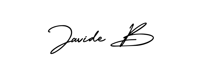 You can use this online signature creator to create a handwritten signature for the name Javide B. This is the best online autograph maker. Javide B signature style 3 images and pictures png