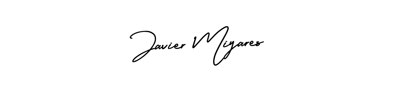 Design your own signature with our free online signature maker. With this signature software, you can create a handwritten (AmerikaSignatureDemo-Regular) signature for name Javier Miyares. Javier Miyares signature style 3 images and pictures png