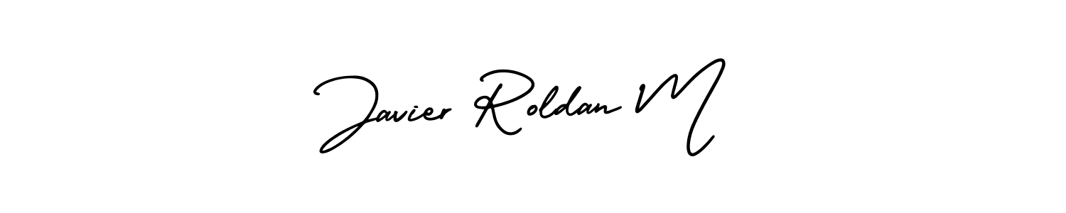 AmerikaSignatureDemo-Regular is a professional signature style that is perfect for those who want to add a touch of class to their signature. It is also a great choice for those who want to make their signature more unique. Get Javier Roldan M name to fancy signature for free. Javier Roldan M signature style 3 images and pictures png