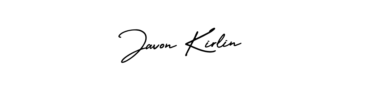 AmerikaSignatureDemo-Regular is a professional signature style that is perfect for those who want to add a touch of class to their signature. It is also a great choice for those who want to make their signature more unique. Get Javon Kirlin name to fancy signature for free. Javon Kirlin signature style 3 images and pictures png