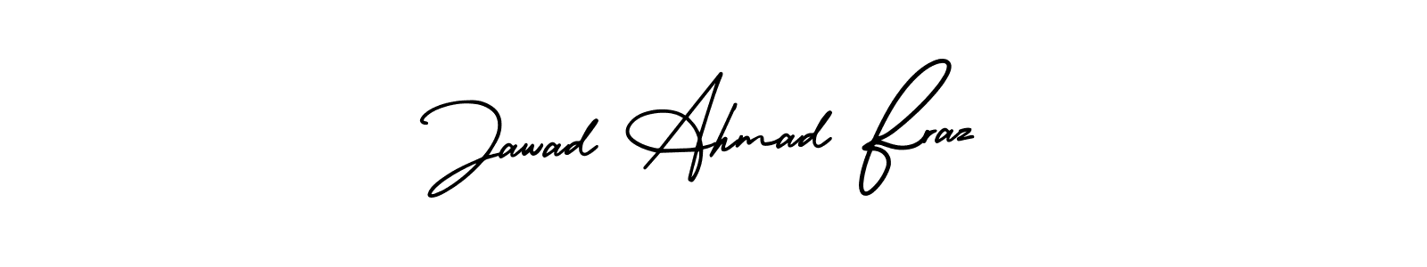You can use this online signature creator to create a handwritten signature for the name Jawad Ahmad Fraz. This is the best online autograph maker. Jawad Ahmad Fraz signature style 3 images and pictures png
