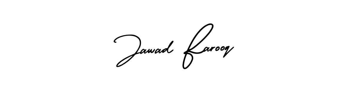How to Draw Jawad Farooq signature style? AmerikaSignatureDemo-Regular is a latest design signature styles for name Jawad Farooq. Jawad Farooq signature style 3 images and pictures png