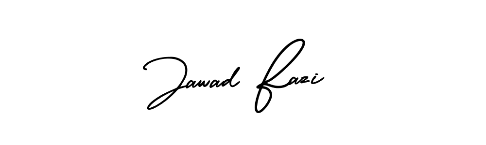 Jawad Fazi stylish signature style. Best Handwritten Sign (AmerikaSignatureDemo-Regular) for my name. Handwritten Signature Collection Ideas for my name Jawad Fazi. Jawad Fazi signature style 3 images and pictures png