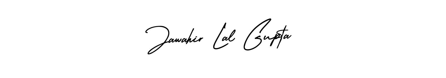 It looks lik you need a new signature style for name Jawahir Lal Gupta. Design unique handwritten (AmerikaSignatureDemo-Regular) signature with our free signature maker in just a few clicks. Jawahir Lal Gupta signature style 3 images and pictures png