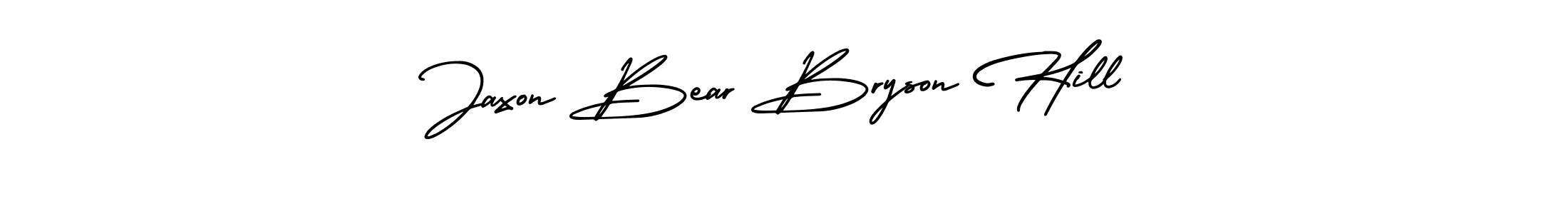 AmerikaSignatureDemo-Regular is a professional signature style that is perfect for those who want to add a touch of class to their signature. It is also a great choice for those who want to make their signature more unique. Get Jaxon Bear Bryson Hill name to fancy signature for free. Jaxon Bear Bryson Hill signature style 3 images and pictures png