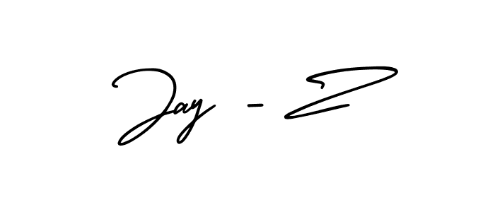 You should practise on your own different ways (AmerikaSignatureDemo-Regular) to write your name (Jay - Z) in signature. don't let someone else do it for you. Jay - Z signature style 3 images and pictures png