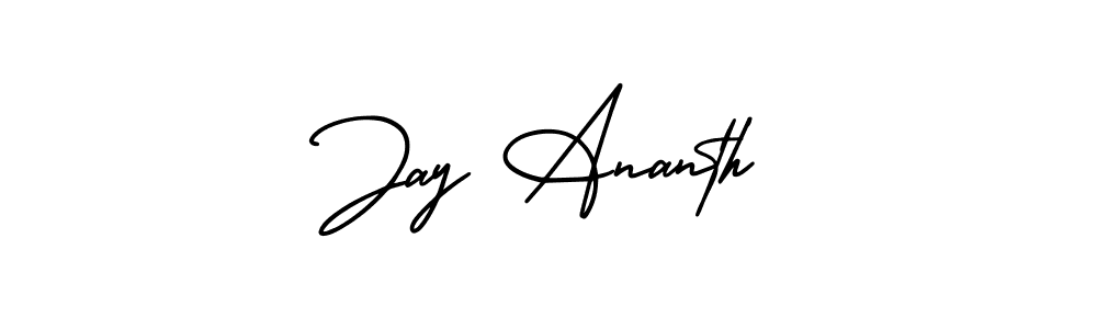 How to make Jay Ananth signature? AmerikaSignatureDemo-Regular is a professional autograph style. Create handwritten signature for Jay Ananth name. Jay Ananth signature style 3 images and pictures png